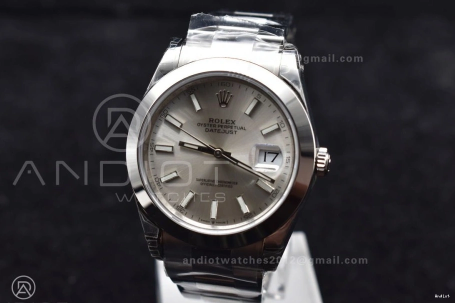 VS3235 Edition DateJust 41 1:1 on Best Oyster Bracelet Silver 904L 126330 VSF Dial SS 0522